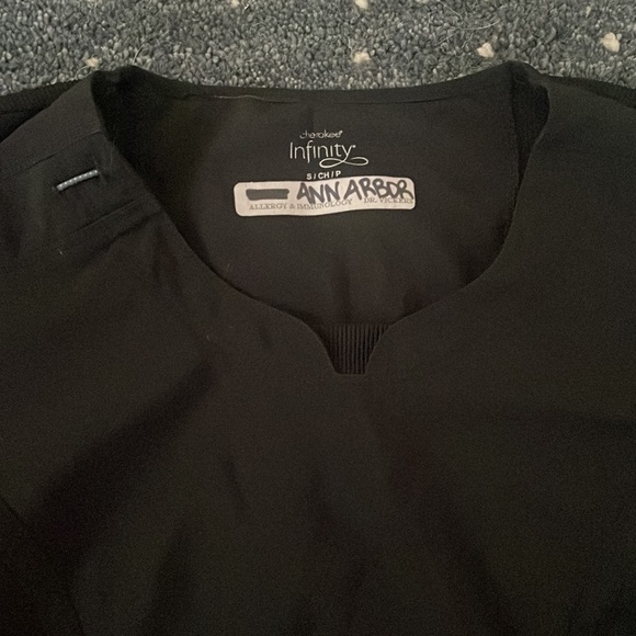 Round Neck Top With Certainty- scrub top - Picture 2 of 3